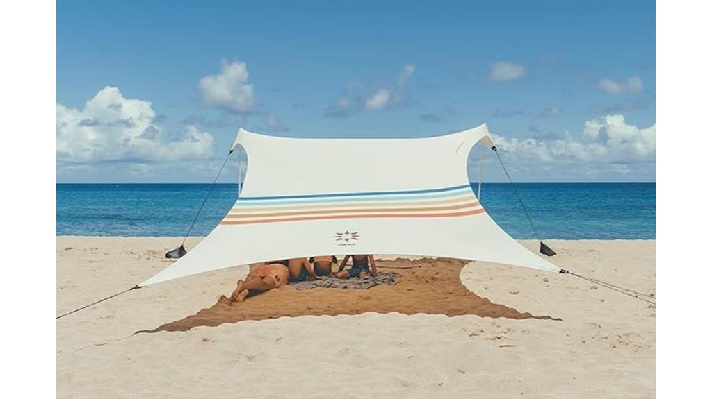 beach tent for relaxation