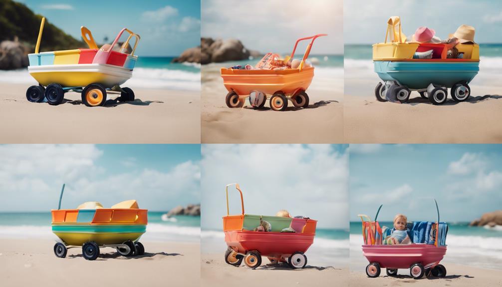 convenient beach wagons for toddlers