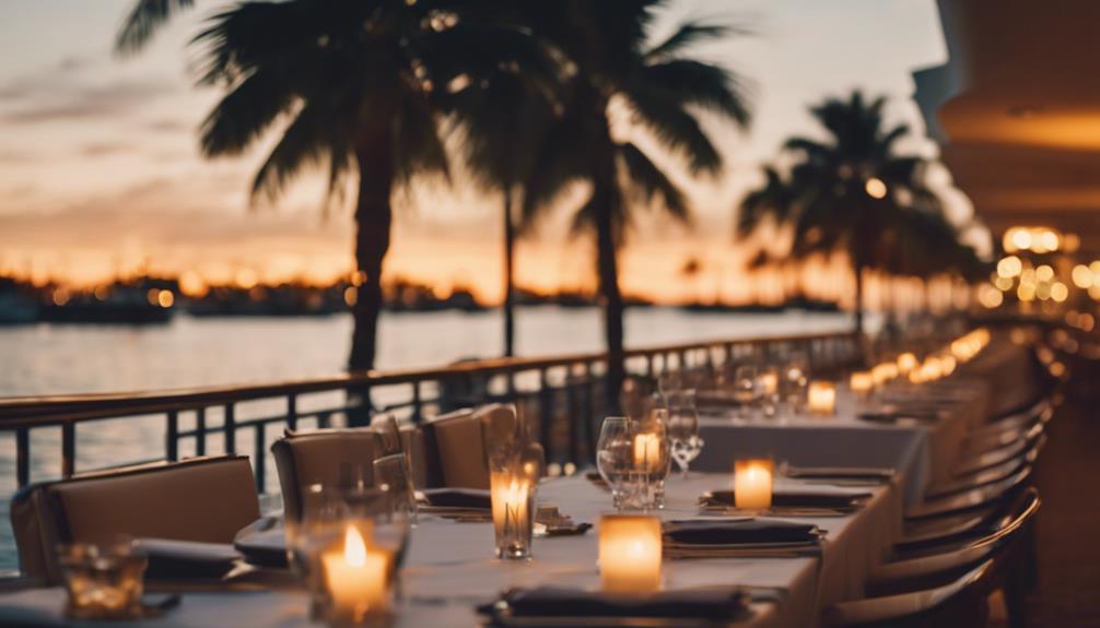 dine with scenic backdrop