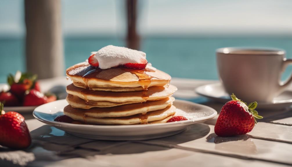 morning indulgence with desserts