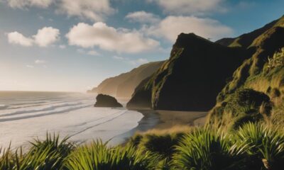 piha beach serene beauty