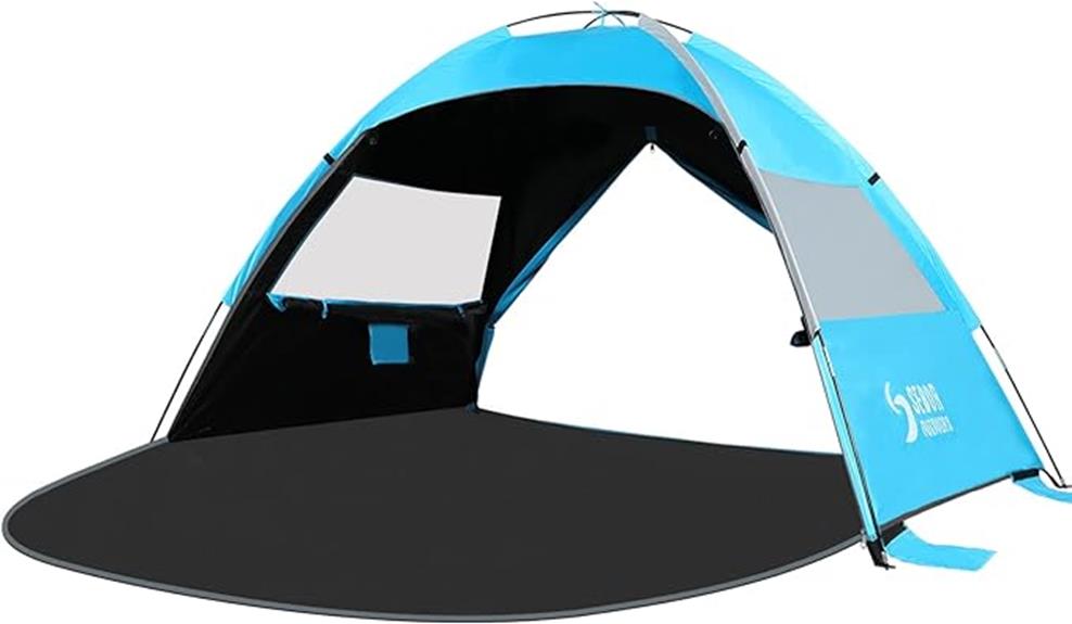 portable beach tent protection