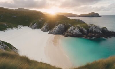 remote scottish beach escape