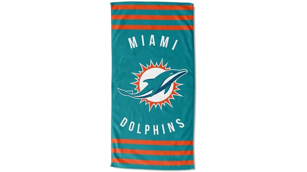 sporty beach towel design