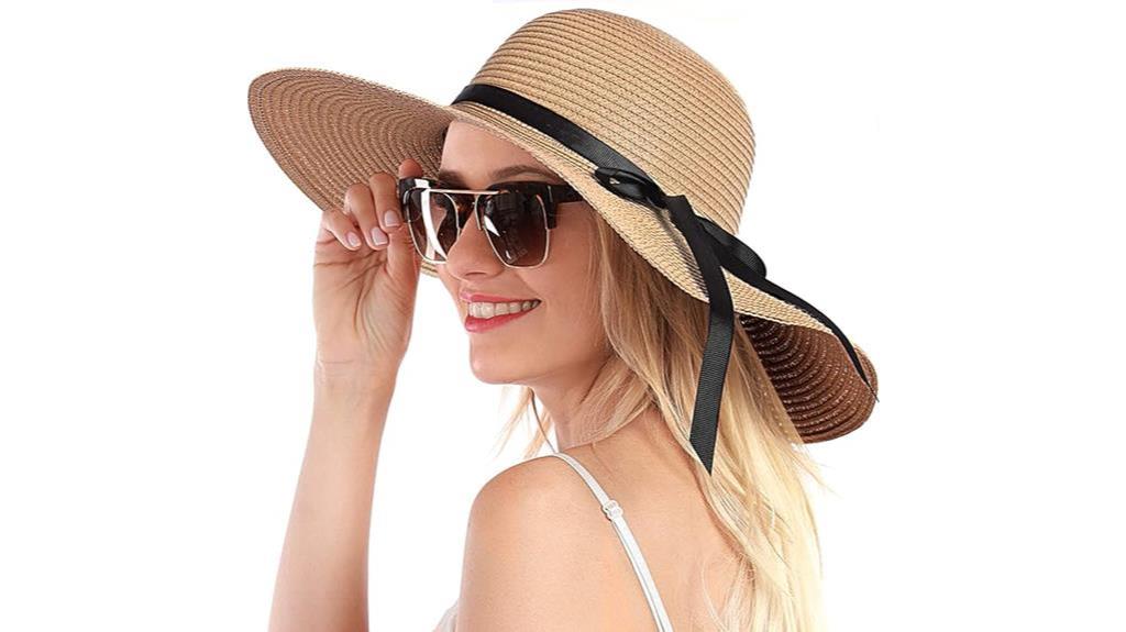 stylish straw beach hat