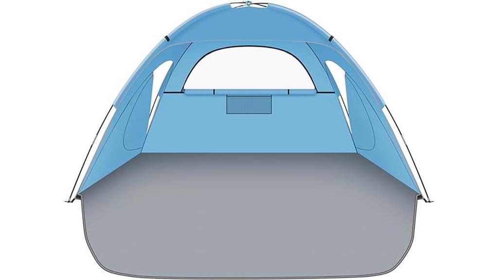 sun protection beach tent