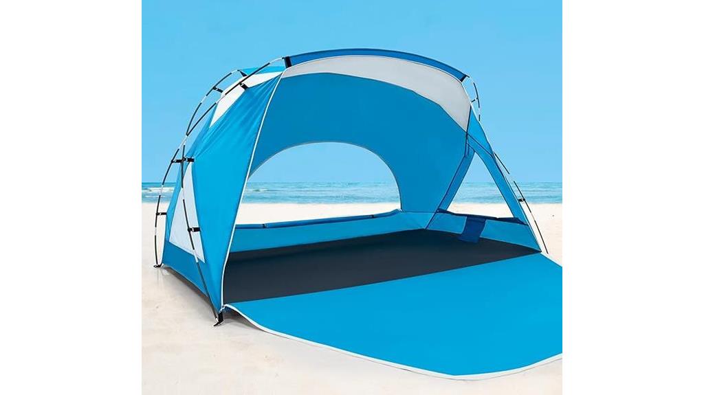 sun protection beach tent