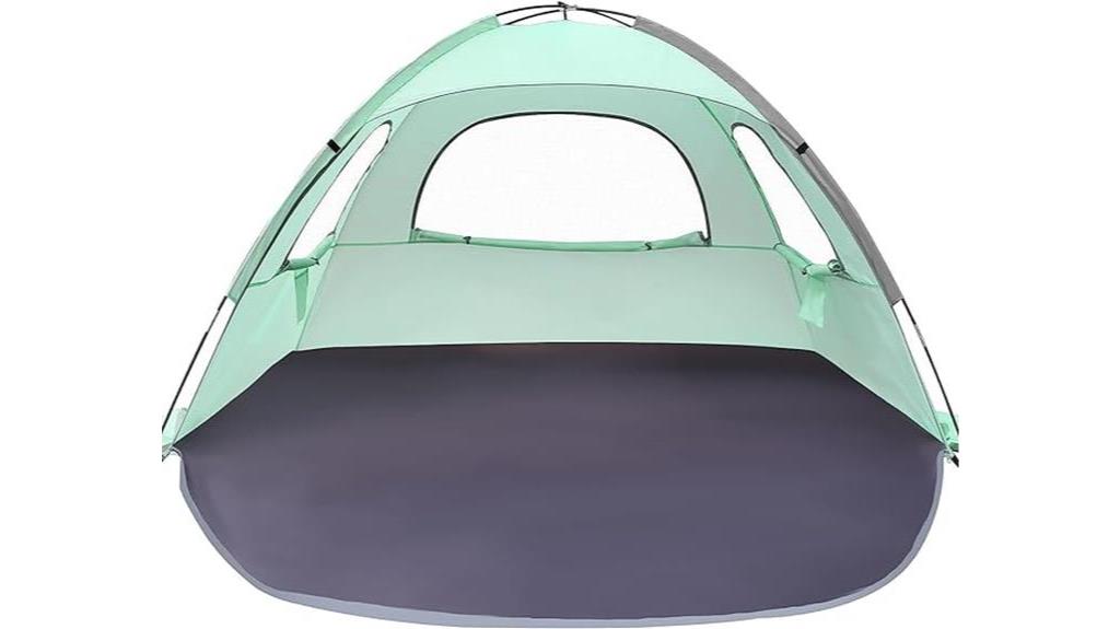 sun protection beach tent