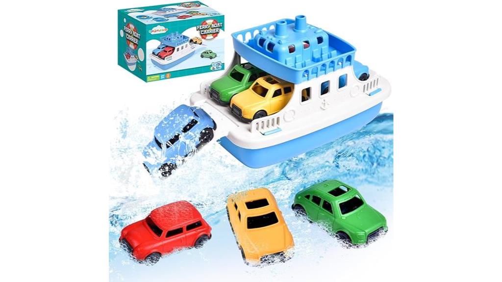 toy boat bath set