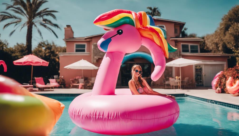 unbelievable pool float designs