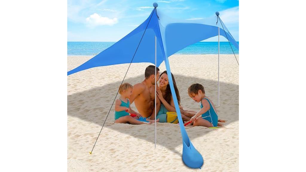 uv protected beach canopy tent