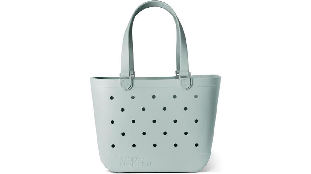 versatile rubber beach tote