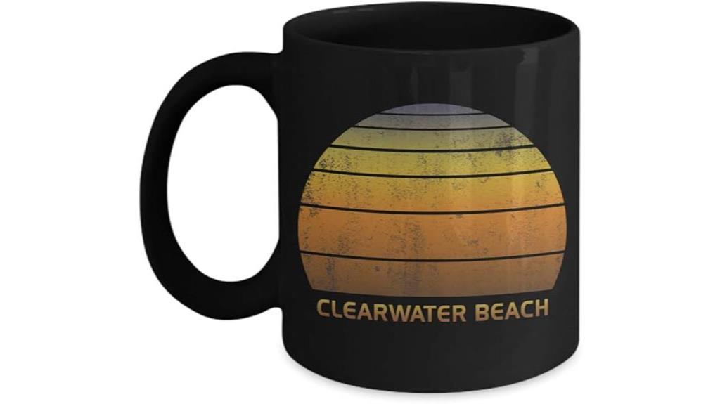 vintage clearwater beach mug