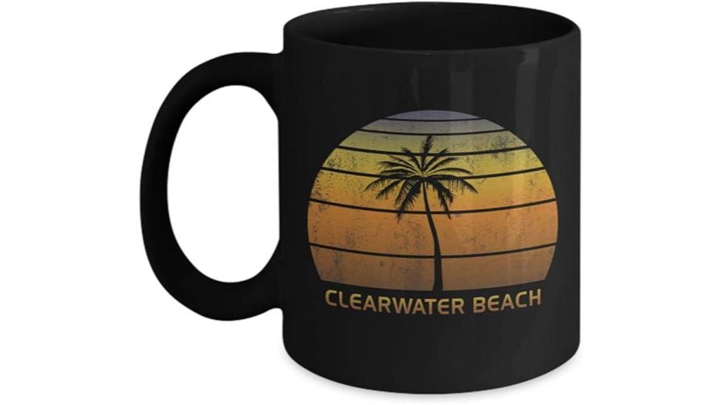 vintage clearwater beach mug