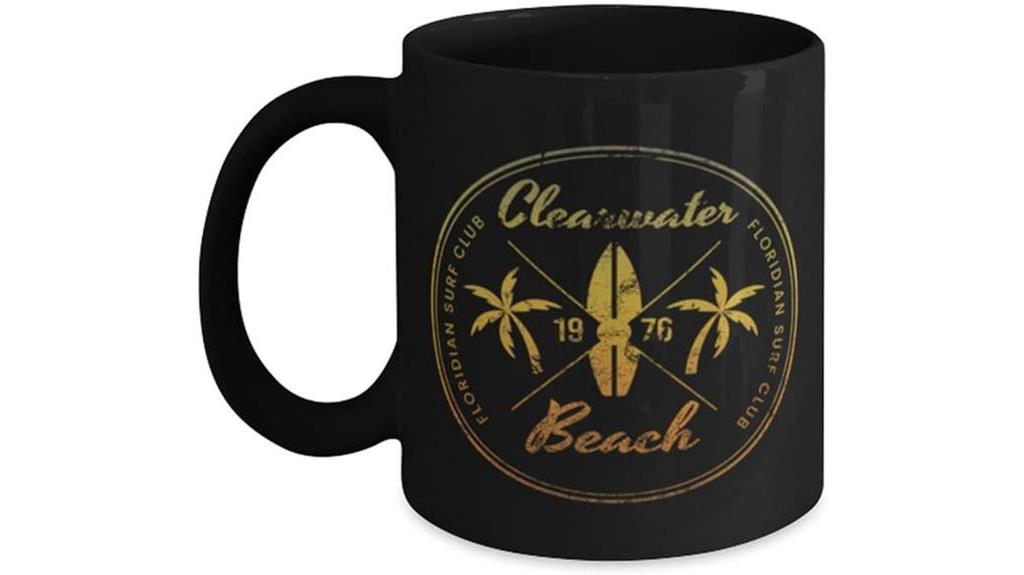 vintage clearwater beach mug