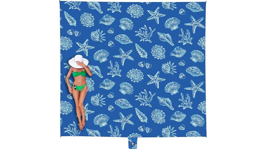 waterproof beach blanket oversize