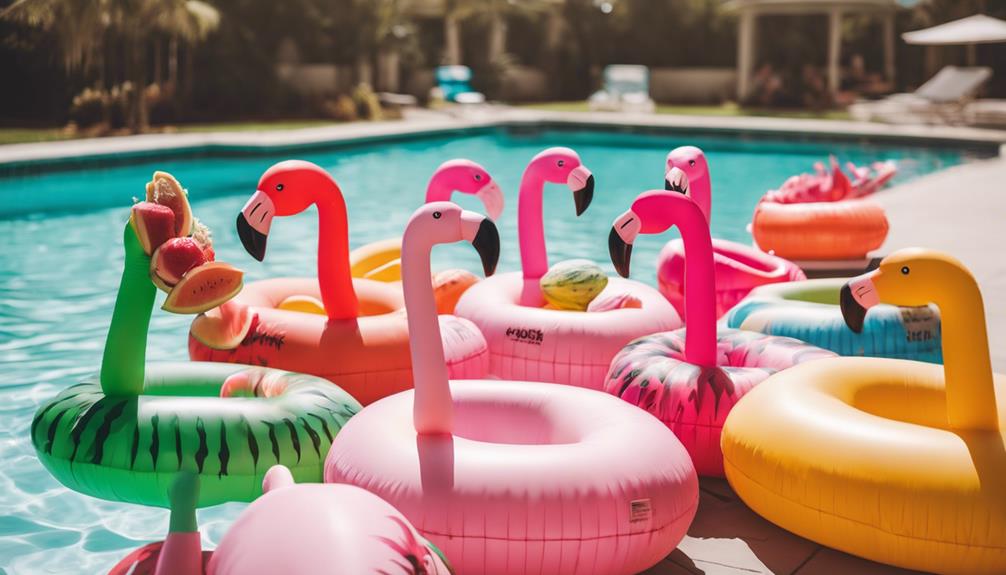 choosing the perfect pool floats