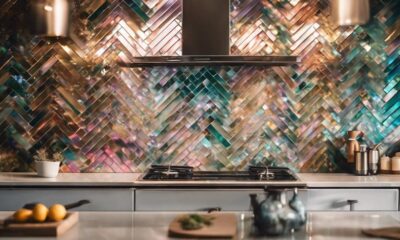 contemporary glass tile designs