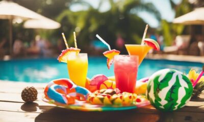 creative summer pool themes