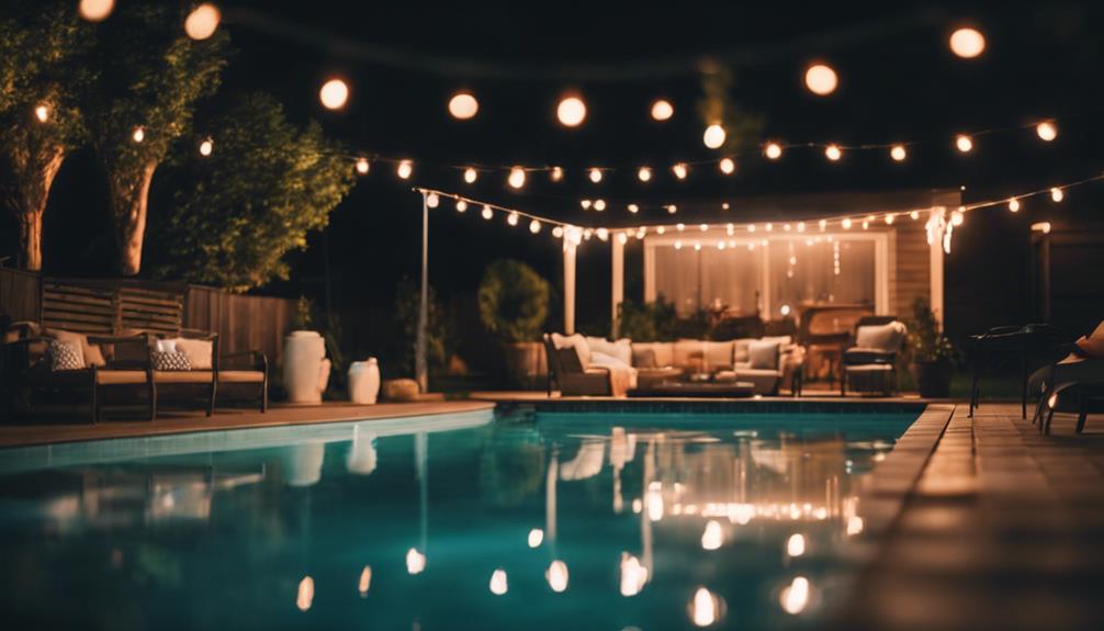 nighttime pool lighting advice