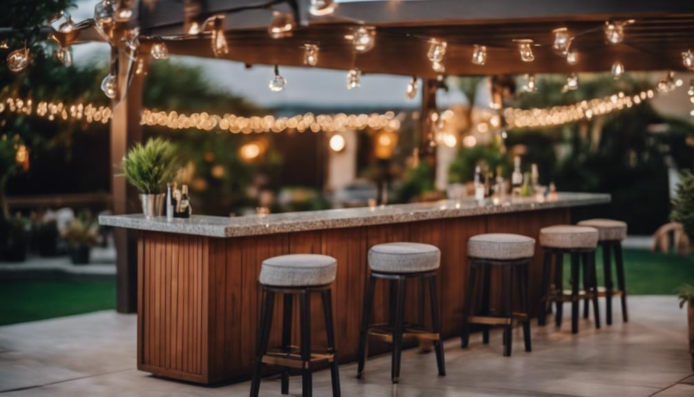 outdoor bar design tips