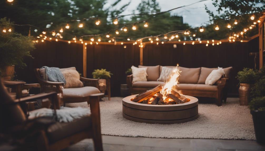 outdoor fire pit planning