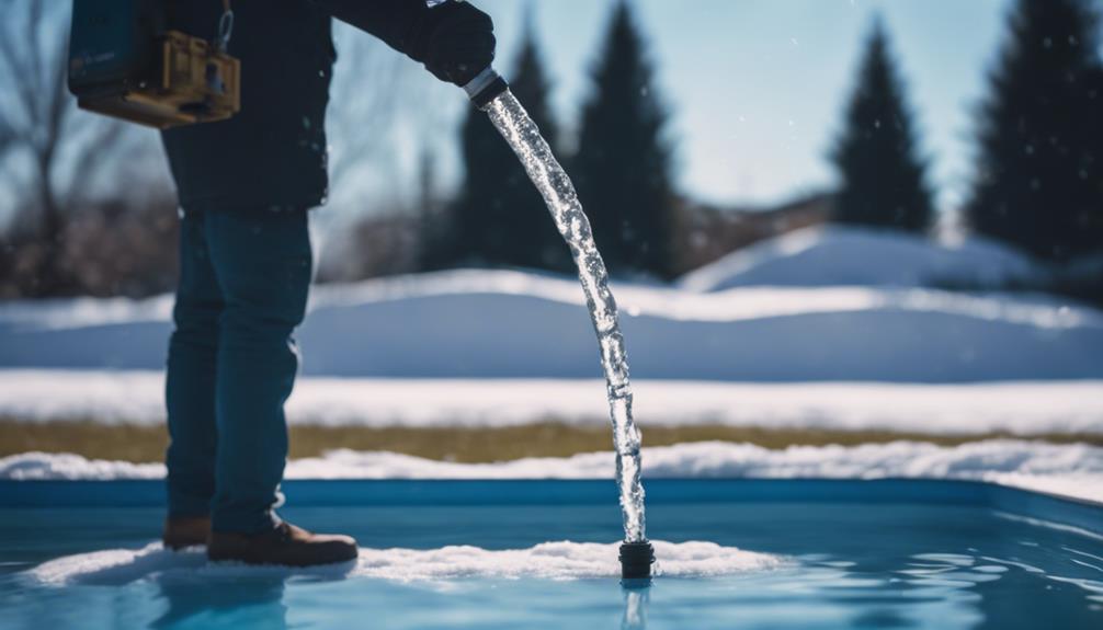 pool water draining guidelines