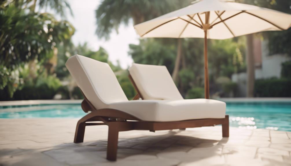 poolside furniture for relaxation