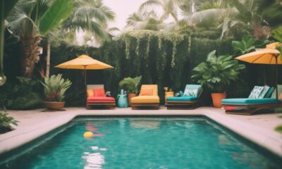 staycation in your pool