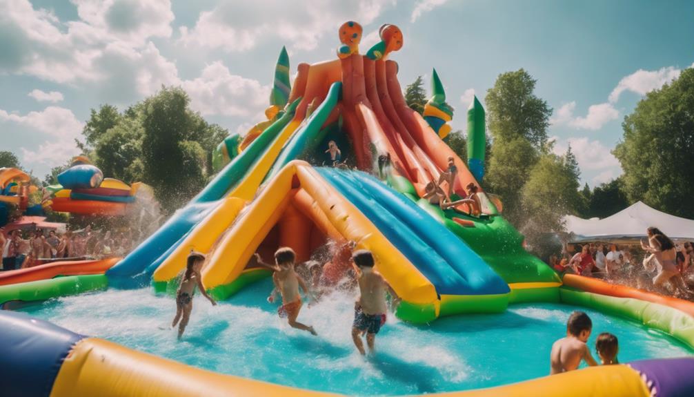 portable inflatable water parks