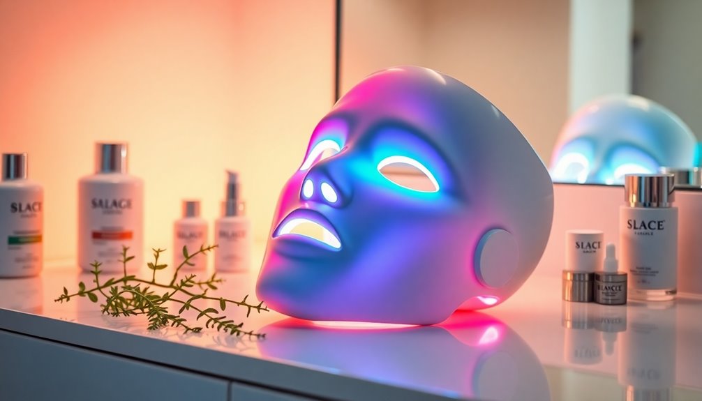 led mask light therapy