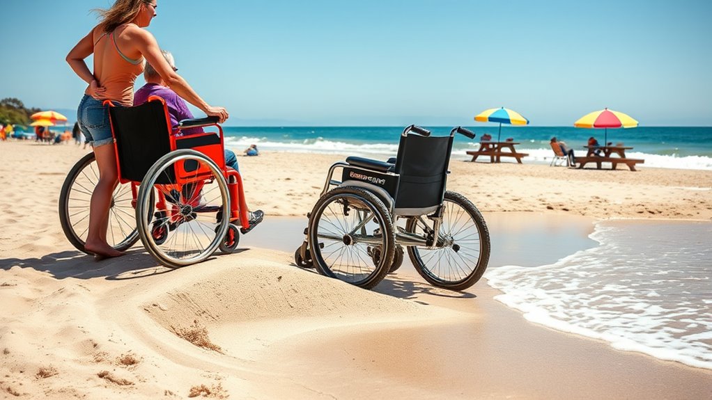 accessible beach day planning
