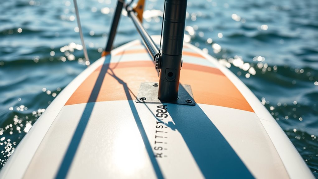 adjust mast track position