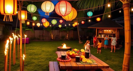 backyard luau party planning