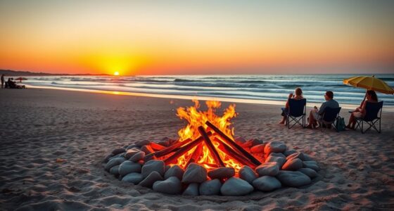 beach bonfire safety tips