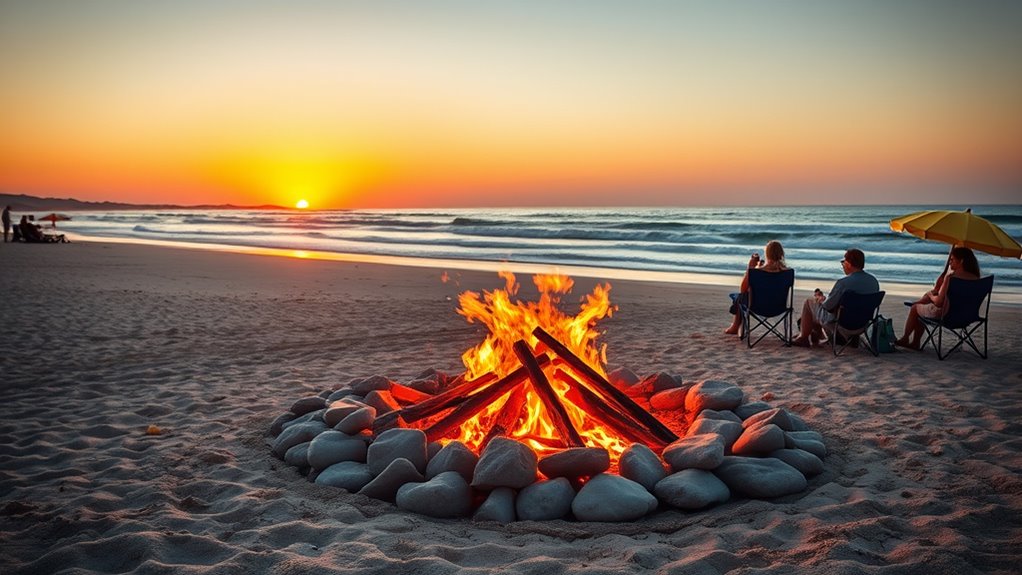 beach bonfire safety tips