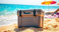 beach cooler ice longevity