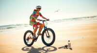 beach cycling and fat tire maintenance