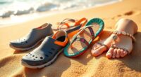 beach footwear options guide