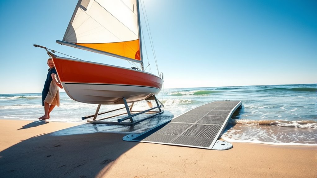 beach launch techniques