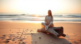 beach meditation for stress