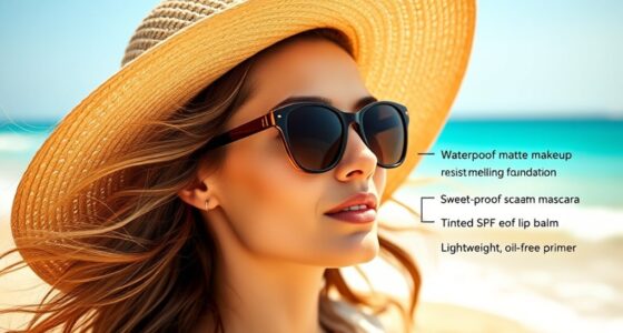 beach ready heat resistant makeup