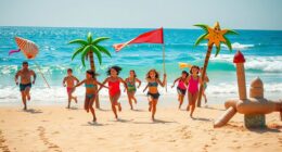 beach relay obstacle ideas