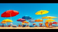 beach umbrella size selection