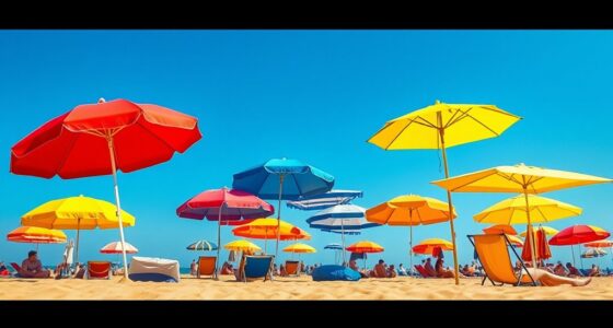 beach umbrella size selection