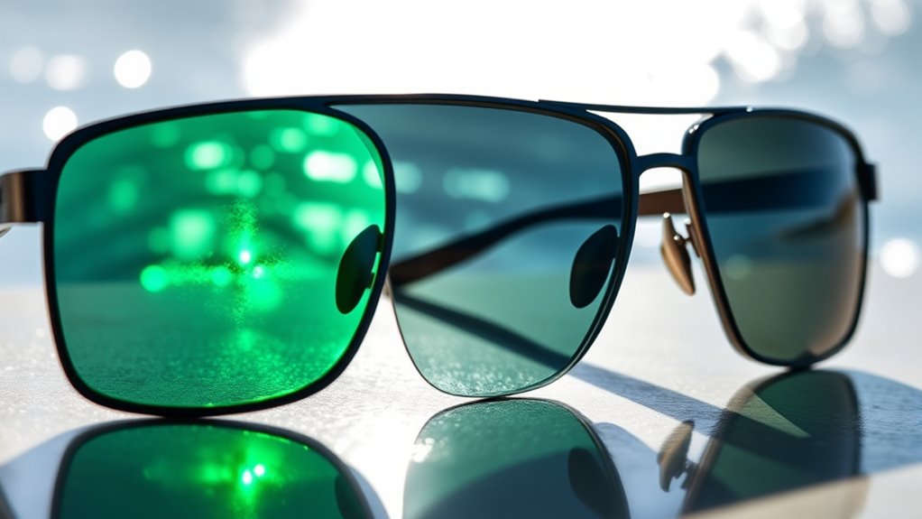 blocking horizontal glare waves