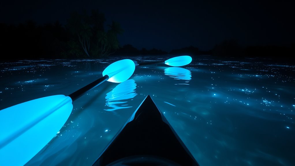 choose dark calm waters