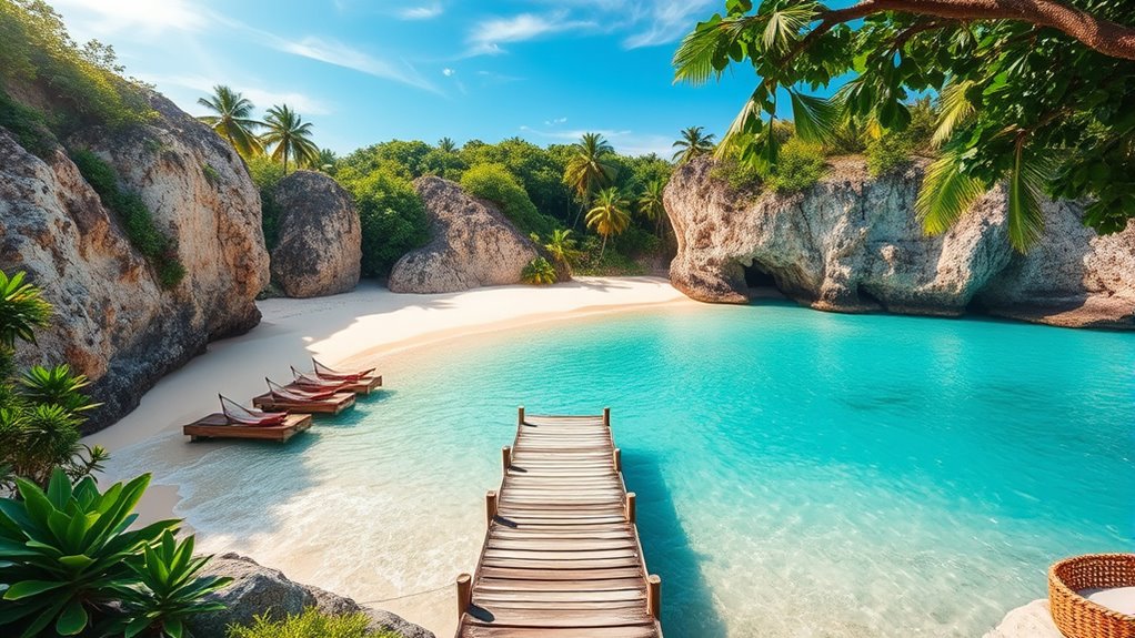 choose remote scenic beaches