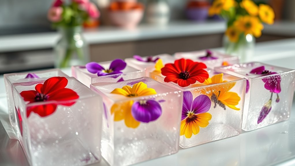 choose safe vibrant edible flowers