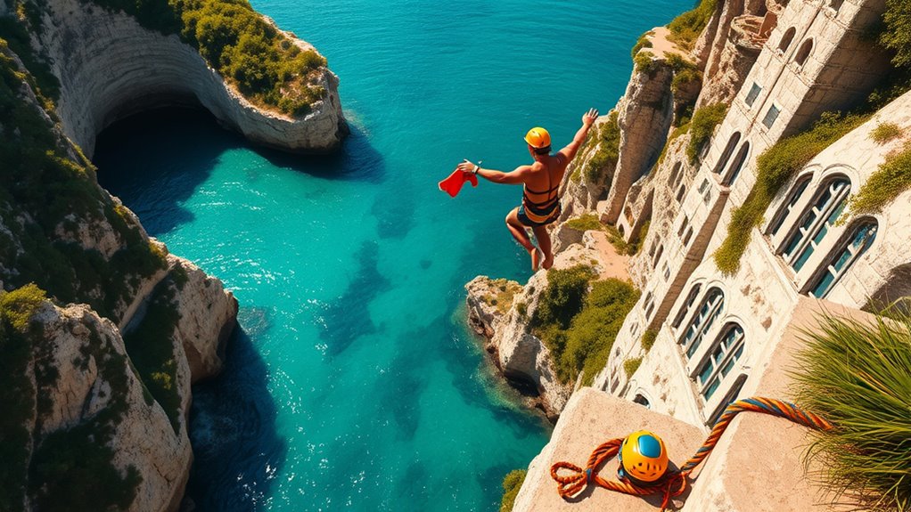 cliff diving safety measures